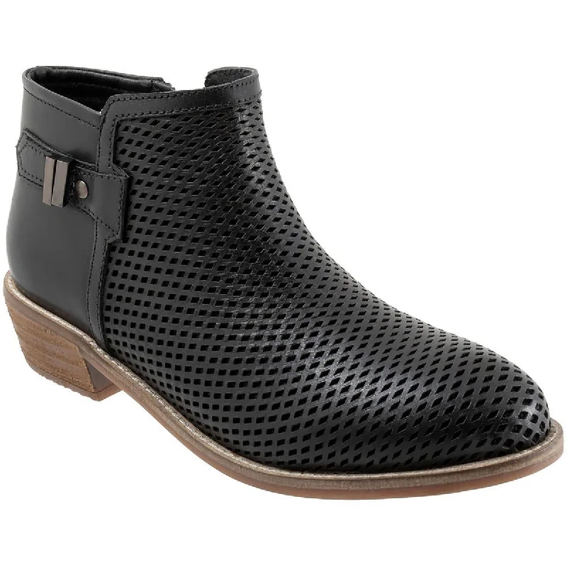 Season Offer SoftWalk Womens Leather Ankle Booties