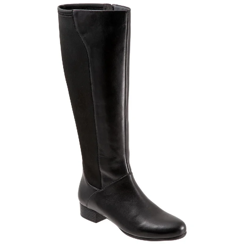 Comfortable Shoes Promotion Trotters Womens Misty Leather Tall Knee-High Boots