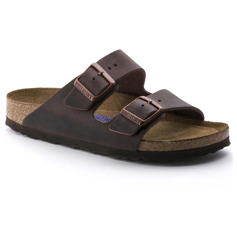 Latest Fashion BIRKENSTOCK ARIZONA SOFT FOOTBED HABANA OILED LEATHER UNISEX