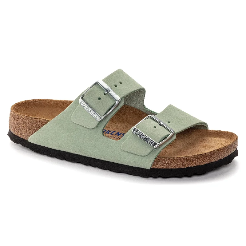 Casual Chic BIRKENSTOCK ARIZONA SOFT FOOTBED NUBUCK