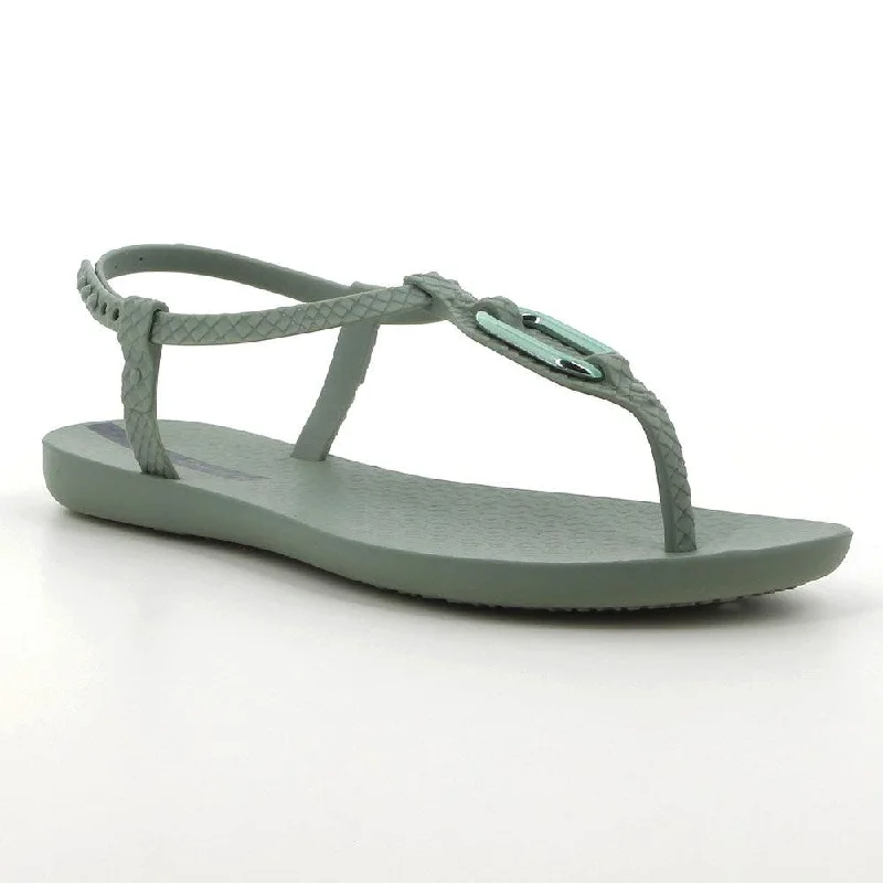 Casual Chic Footwear Offers Ipanema Slingback Knotted Thong Sandals - Green