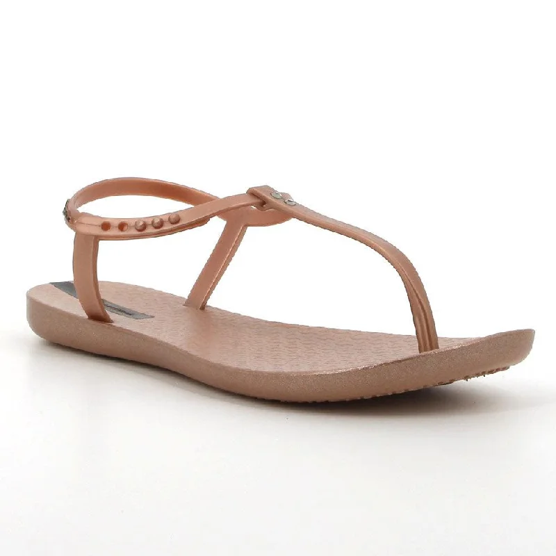 Effortless Slip-On Shoes Ipanema Slingback Thong Sandals - Rose Gold