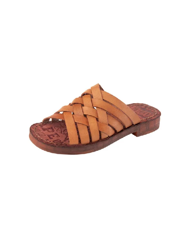 Winter Warehouse Sale Retro Handmade Soft Leather Summer Slippers