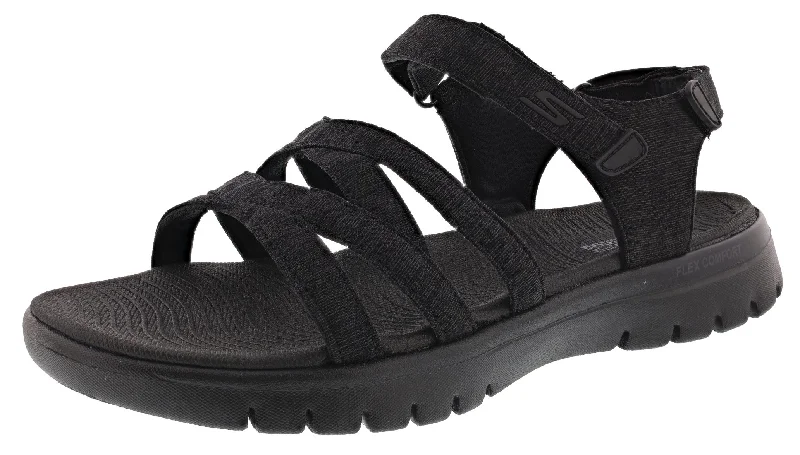 Budget Saver Skechers Women's On The Go Flex Finest Adjustable Strap Summer Sandals