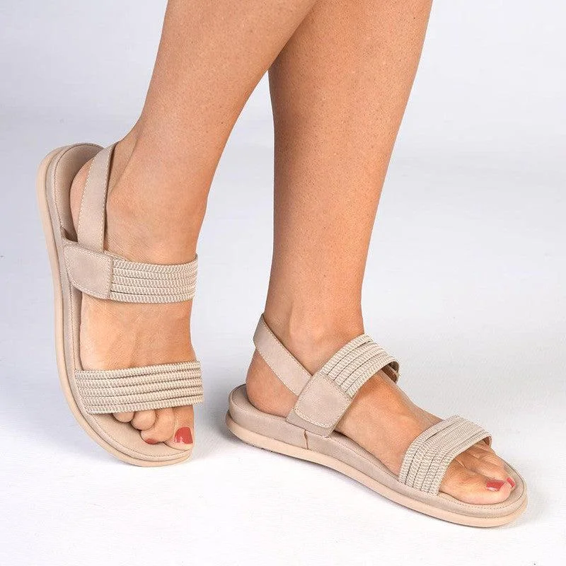 Urban Fashion Footwear Soft Style by Hush Puppies Irene Strap Sandals - Taupe