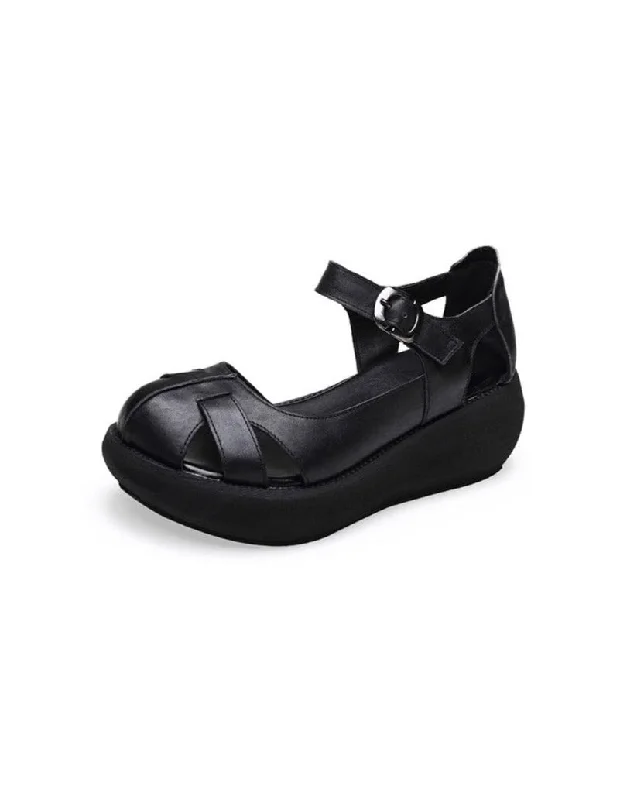 Soft Sole Shoes Discount Women's Strap Wedge Close Toe Sandals 41