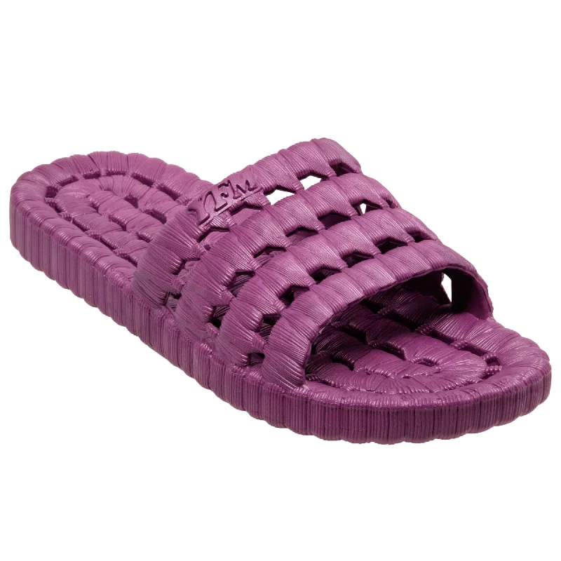 Fashion Forward Femininity Tecs Womens Purple Relax Sandals PVC