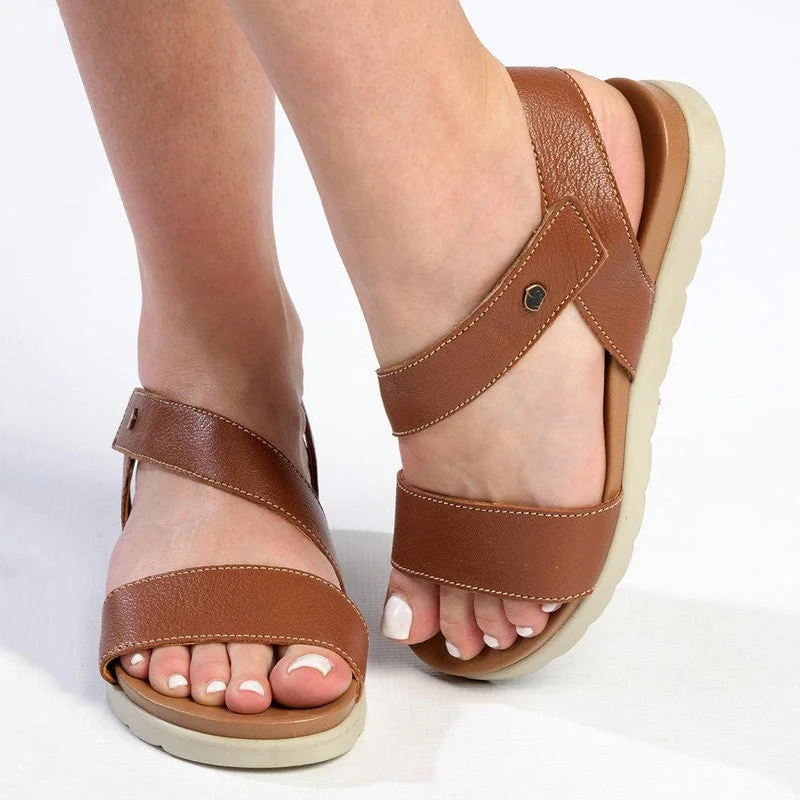 Limited-Time Shoe Deals Tsonga Otavi Leather Strappy Sandals - Suede Cayak